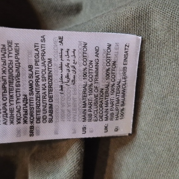 Adidas Army Green & Black 100% Cotton Short Sleeve T-shirt, Boy's L/XL Men's XXS - Picture 8 of 8